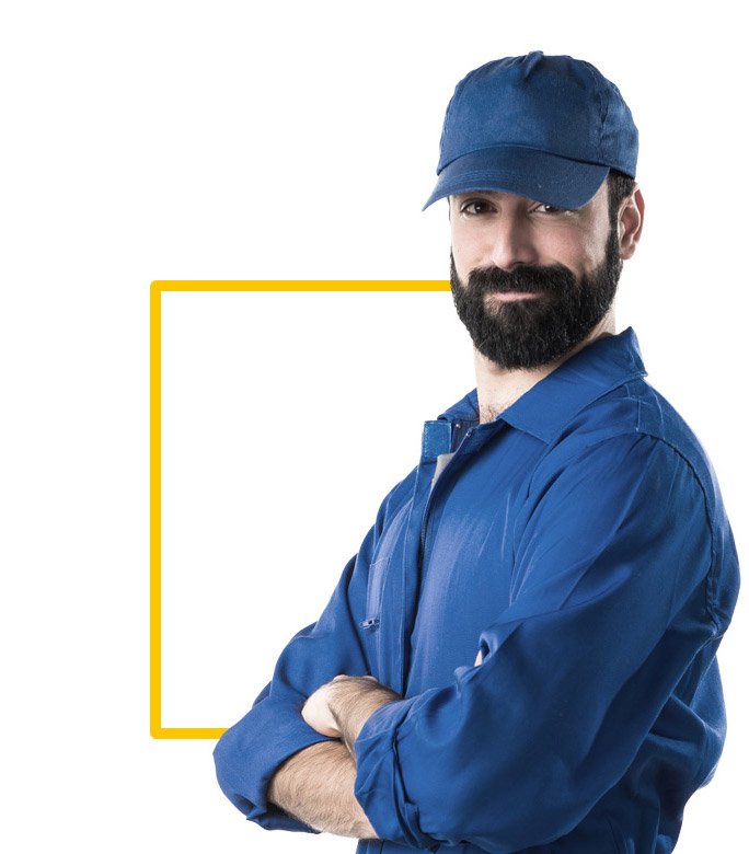 Man happy plumbing